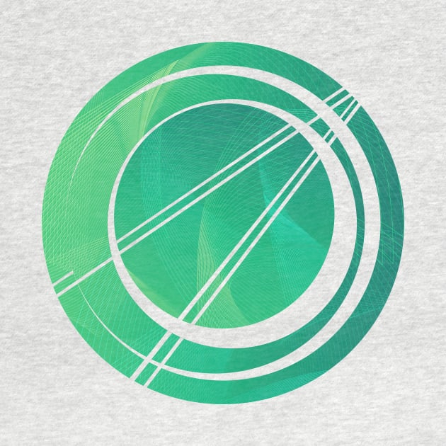 Geometric circle mint minimal by carolsalazar